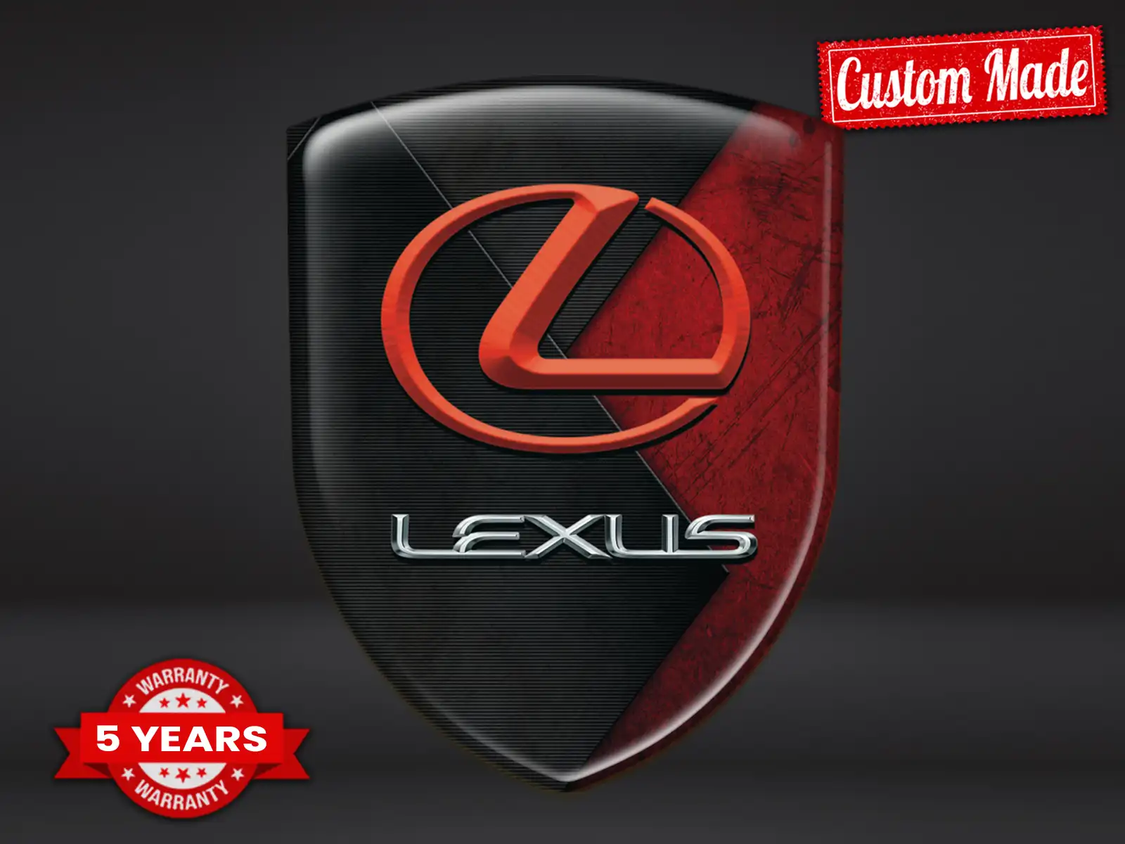 Lexus Logos Silicone Auto Édition Tuning Qualité